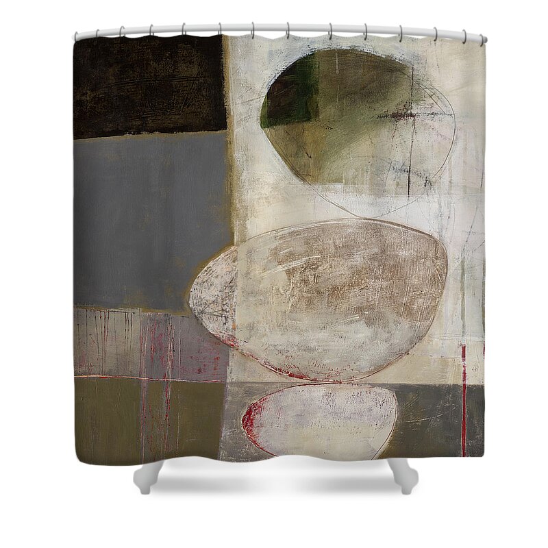  Jane Davies Shower Curtain featuring the painting Submerge # 4 by Jane Davies