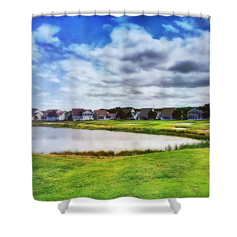 Suburbs Shower Curtain featuring the photograph Suburbia by Chris Montcalmo