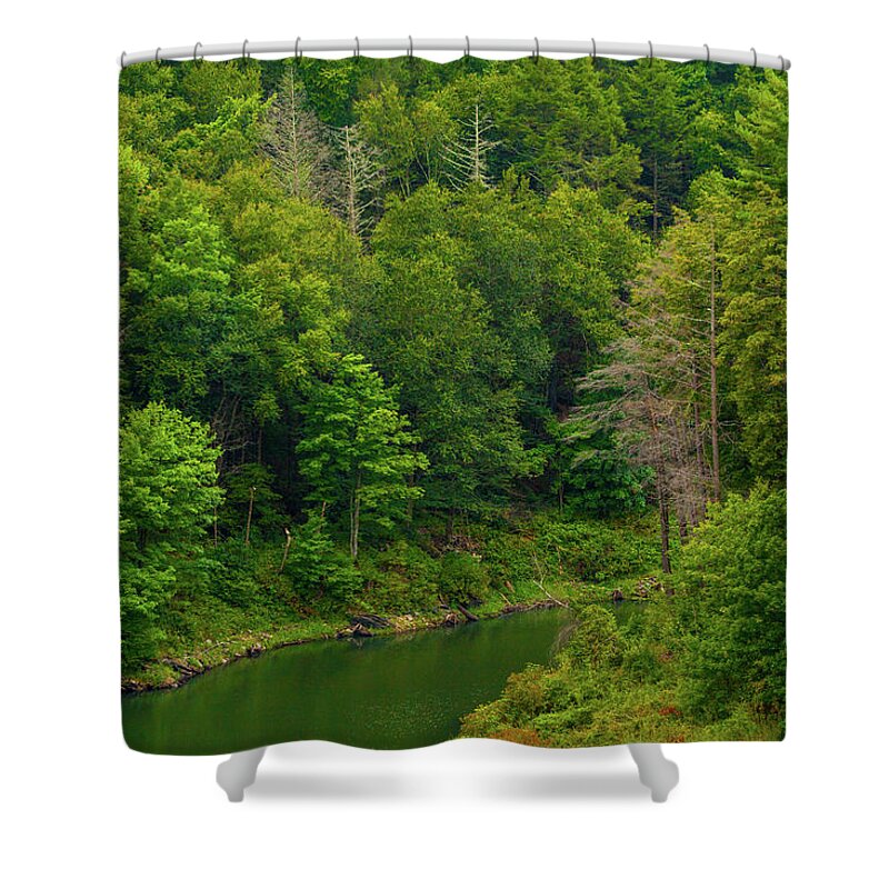 Black Rock Shower Curtain featuring the photograph Summer at Black Rock by Karol Livote
