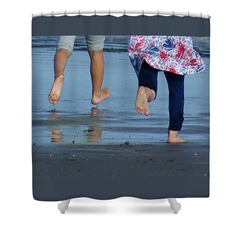 Summer Shower Curtain featuring the photograph Summer Feet  #3 by Margie Avellino