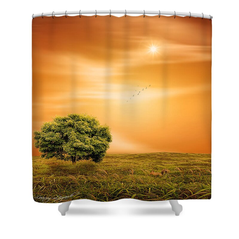Four Seasons Shower Curtain featuring the photograph Summer by Lourry Legarde