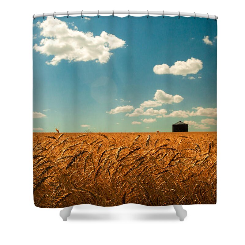Landscape Shower Curtain featuring the photograph Summer Respit by Todd Klassy