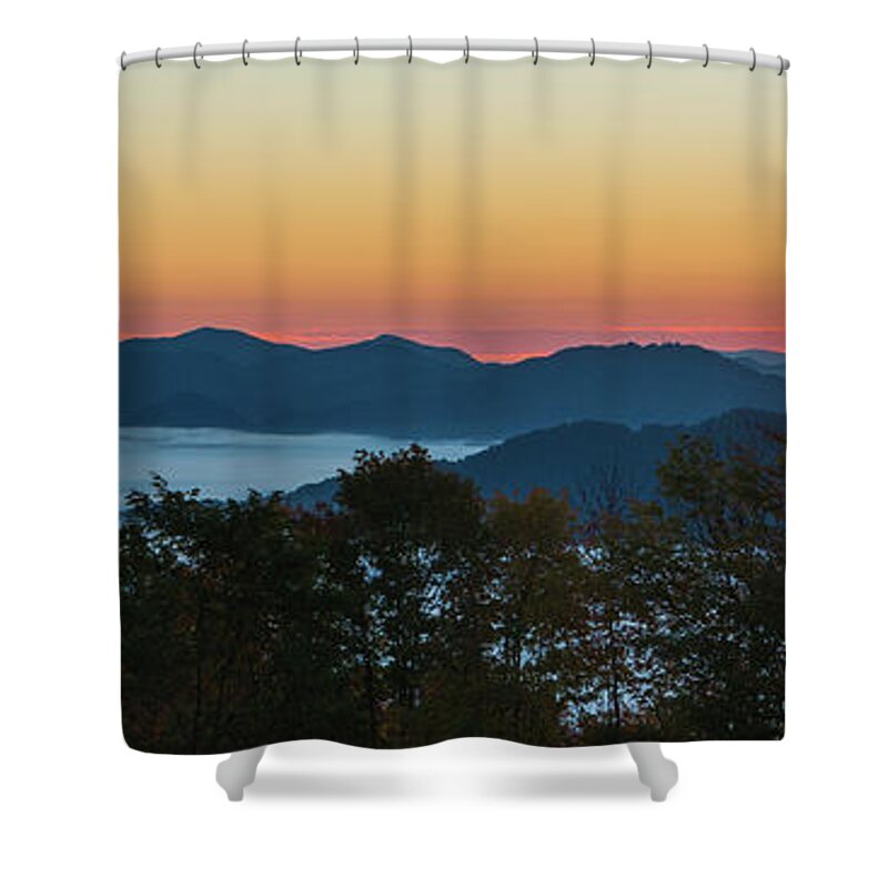Dawn Shower Curtain featuring the photograph Summer Sunrise - Almost Dawn by D K Wall