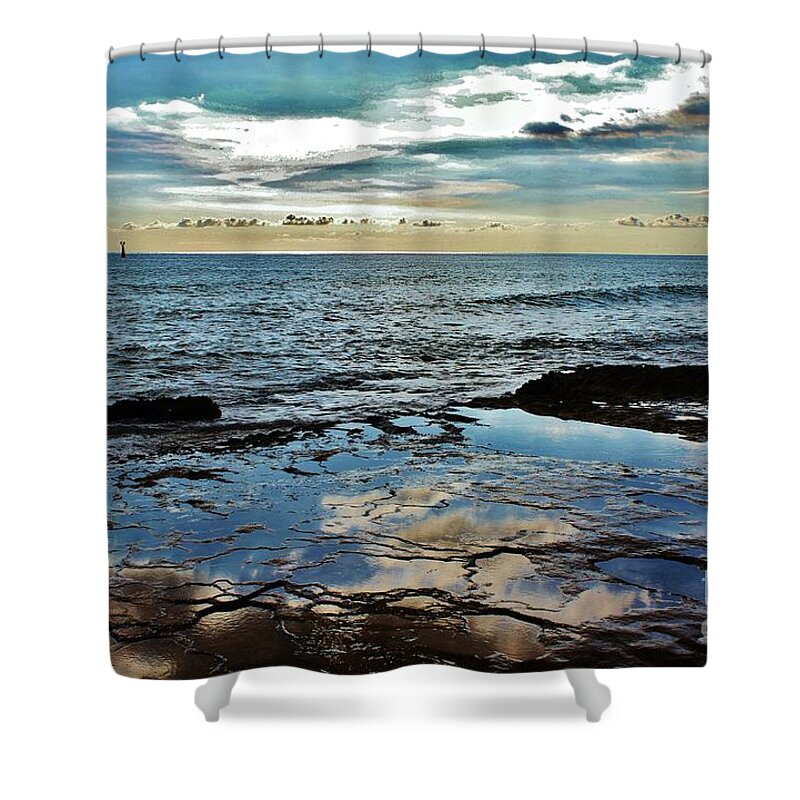 Seascape Shower Curtain featuring the photograph Sun and Sea by Craig Wood