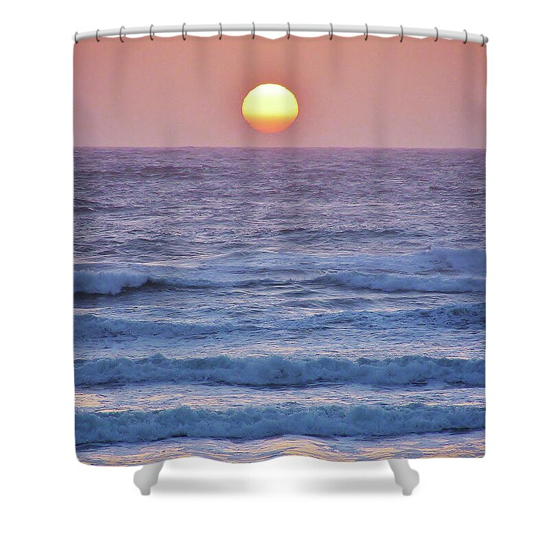 Sun Shower Curtain featuring the photograph Sun to Sea by Michele Penner
