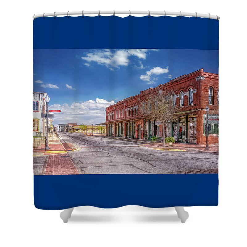 Brenham Shower Curtain featuring the photograph Sunday in Brenham, Texas by G Lamar Yancy