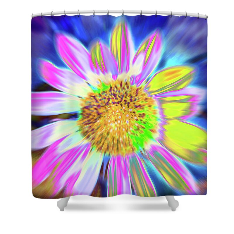 Sunflowers Shower Curtain featuring the photograph Sunrapt by Cris Fulton