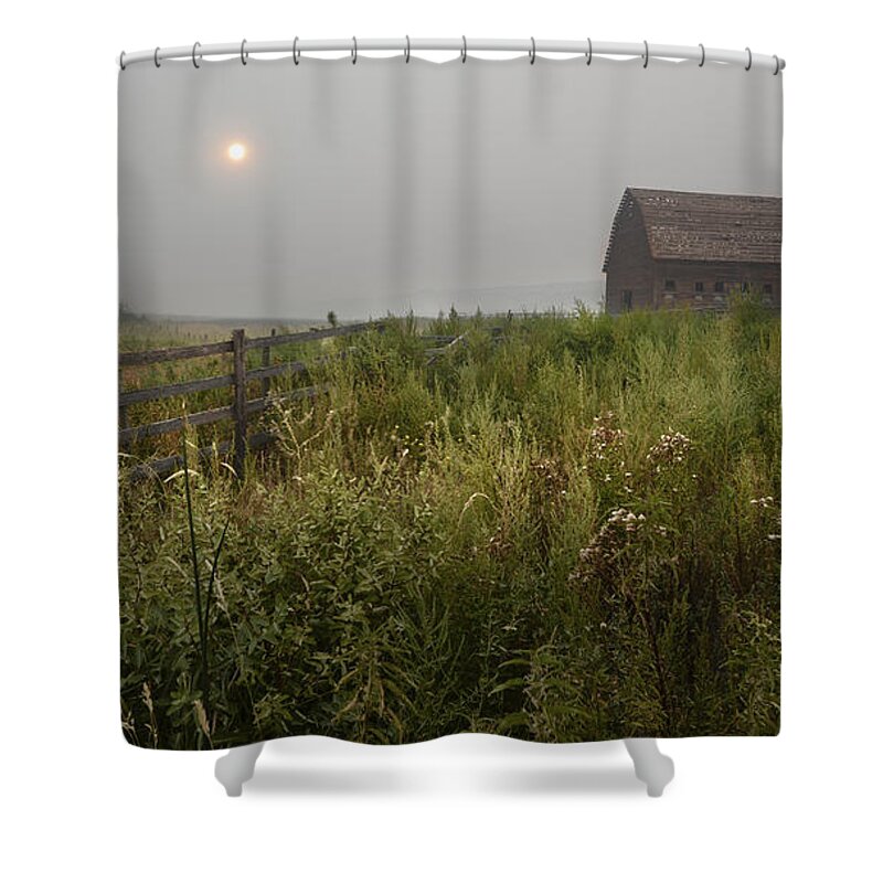 Haynes Shower Curtain featuring the photograph Sunrise at Black Sage by John Poon