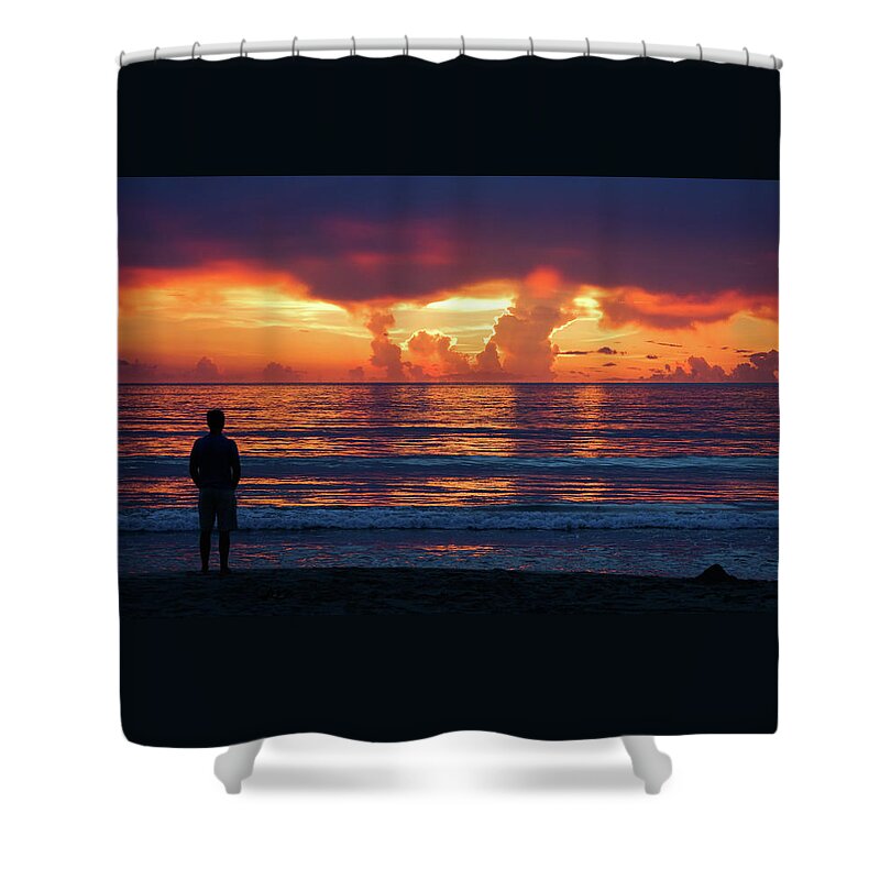 Florida Shower Curtain featuring the photograph Sunrise Contemplation Delray Beach Florida by Lawrence S Richardson Jr