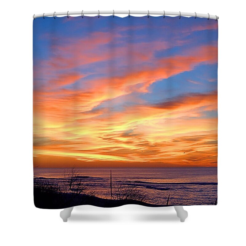Seas Shower Curtain featuring the photograph Sunrise Dune I I I by Newwwman