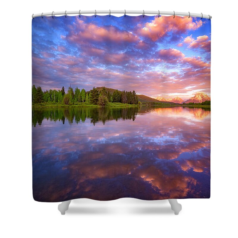 Clouds Shower Curtain featuring the photograph Sunrise Kiss by Darren White