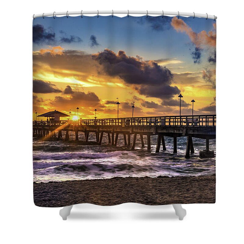 Florida Shower Curtain featuring the photograph Sunrise Lauderdale By The Sea by Roberta Kayne