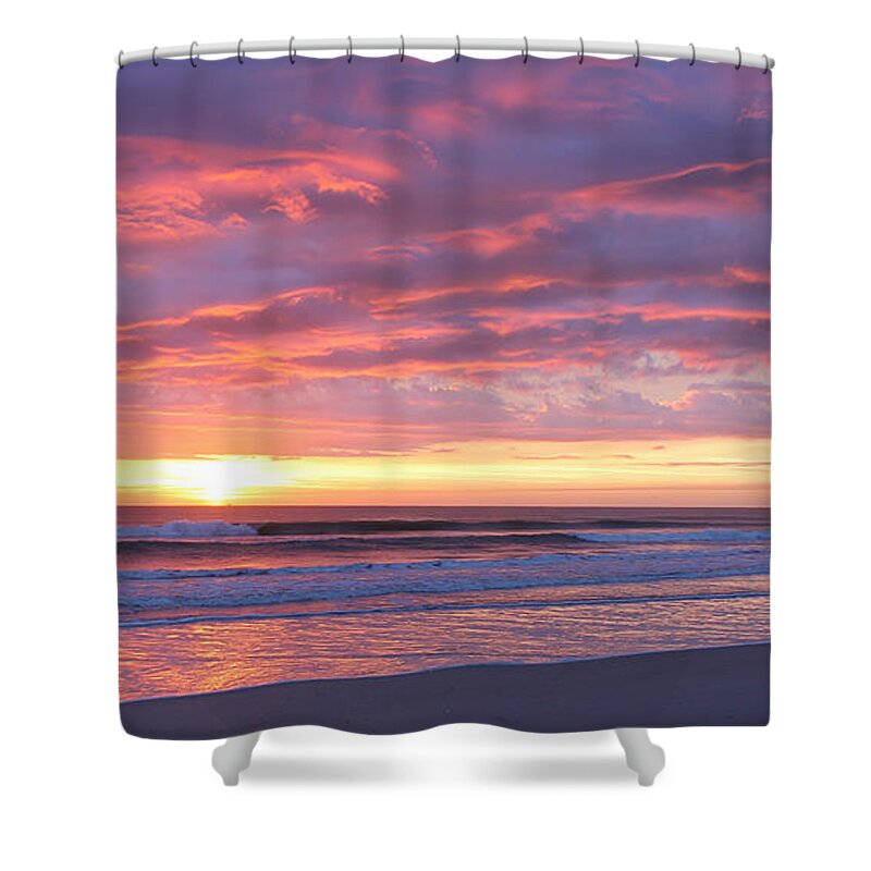  Shower Curtain featuring the photograph Sunrise Pinks by LeeAnn Kendall
