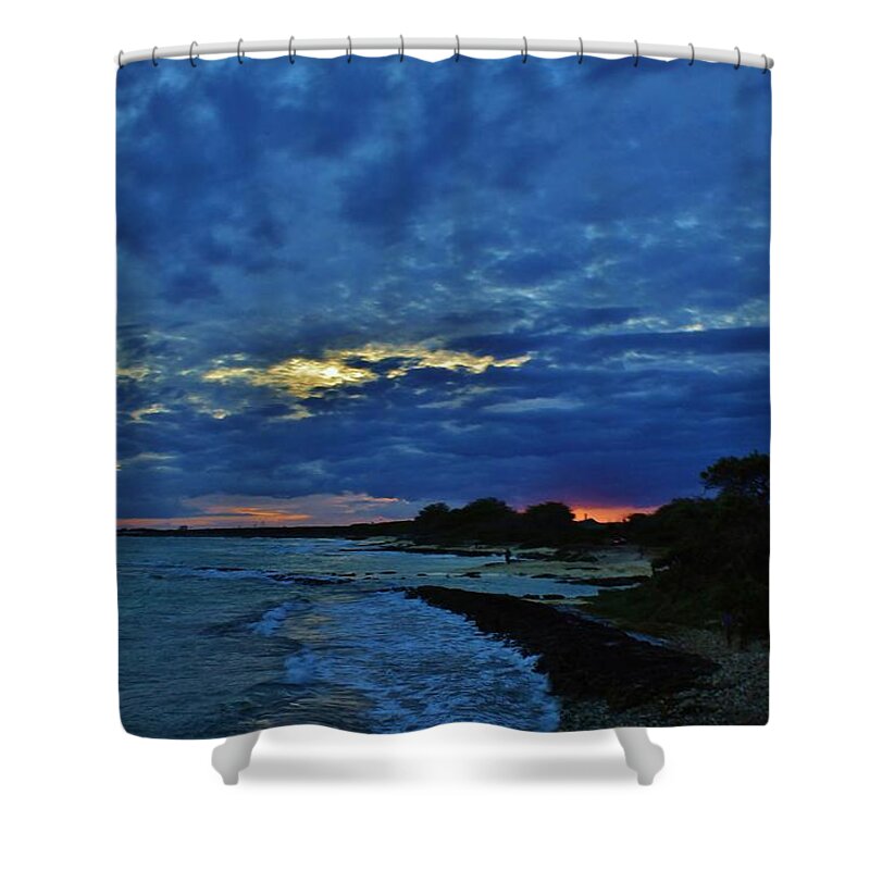 Sunset Shower Curtain featuring the photograph Suns Last Light by Craig Wood