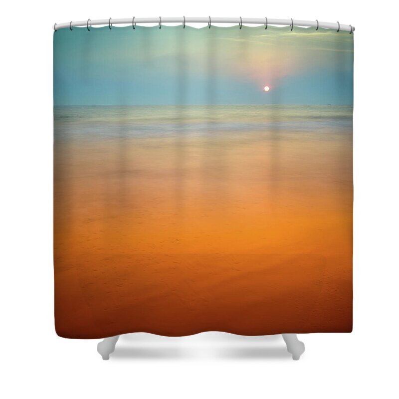 India Shower Curtain featuring the photograph Sunset at Verkala by Peter OReilly