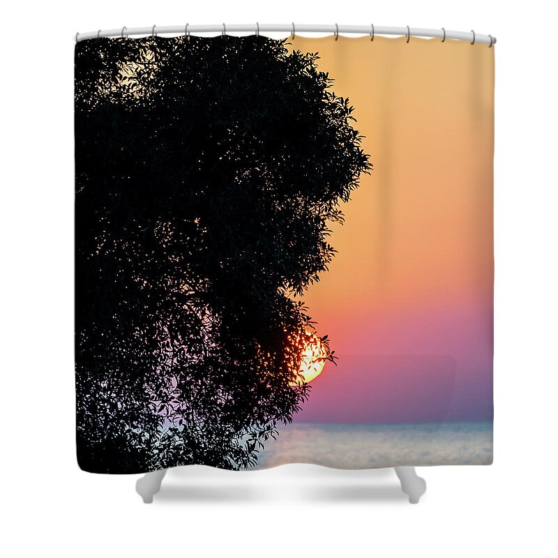 Sunset Shower Curtain featuring the photograph Sunset by Christopher Johnson