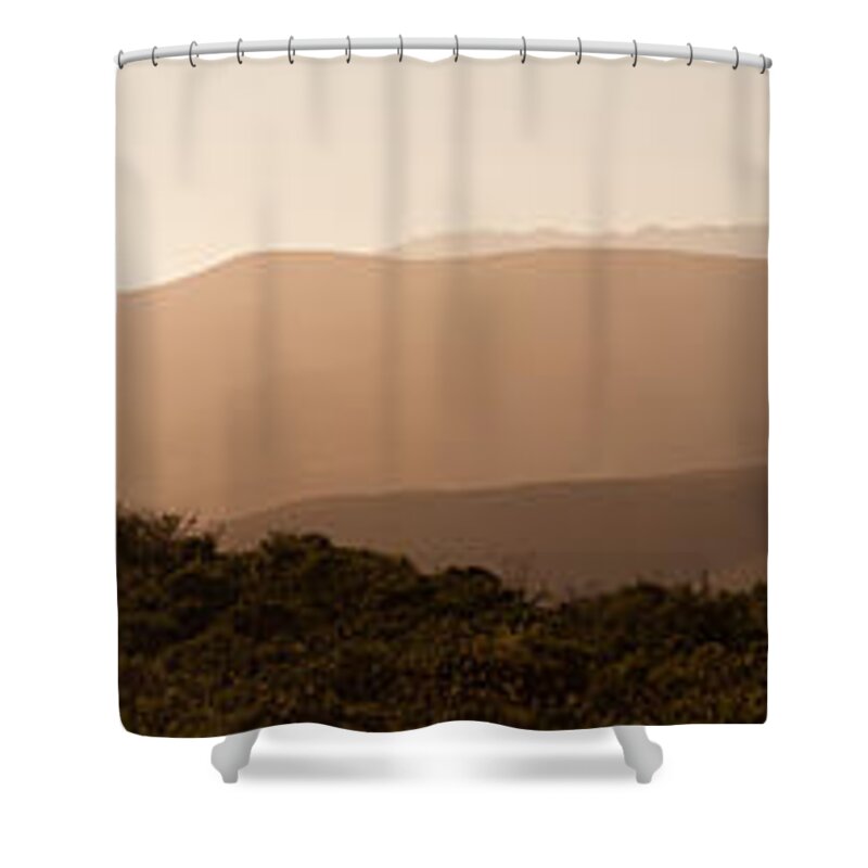 Sunset Shower Curtain featuring the photograph Sunset in California by Alexander Fedin