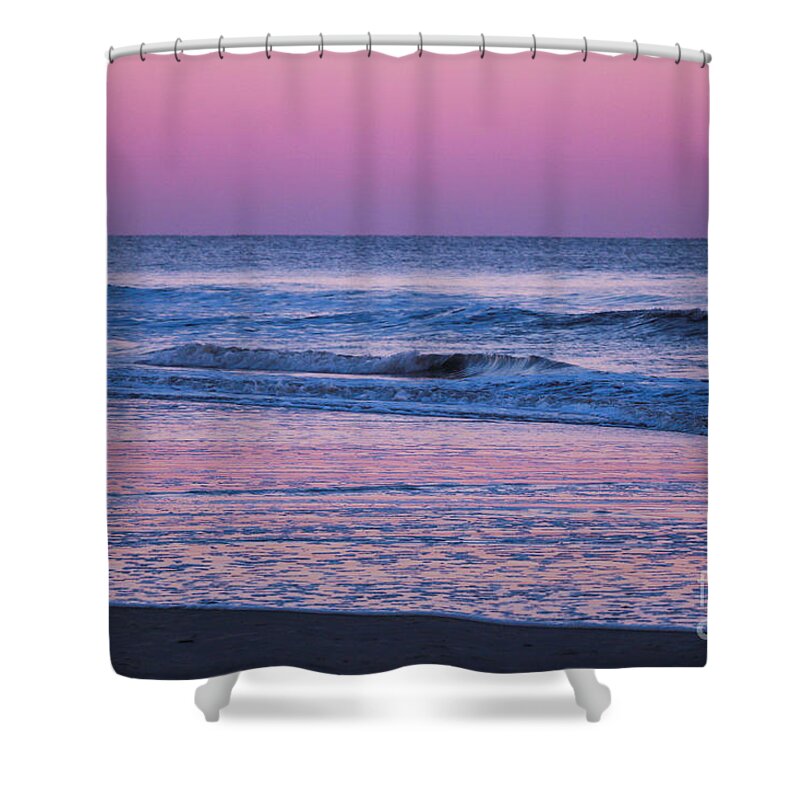 Hilton Head Shower Curtain featuring the photograph Sunset on Forest Beach Hilton Head by Thomas Marchessault