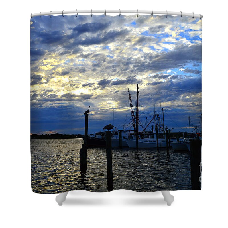 Photography Shower Curtain featuring the photograph Sunset on the Halifax by Julianne Felton