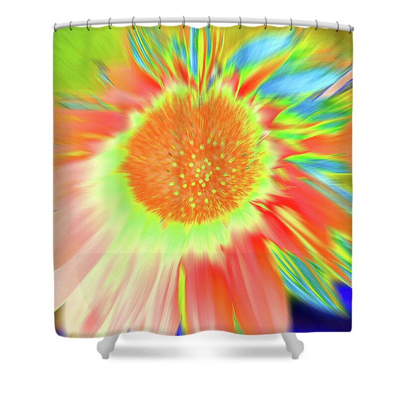 Sunflowers Shower Curtain featuring the photograph Sunswoop by Cris Fulton