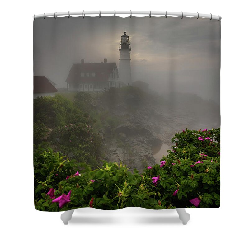 Maine Shower Curtain featuring the photograph Surreal by Colin Chase
