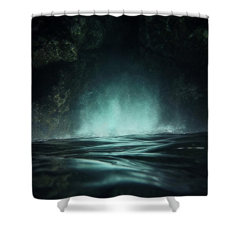 Sea Shower Curtain featuring the photograph Surreal Sea by Nicklas Gustafsson
