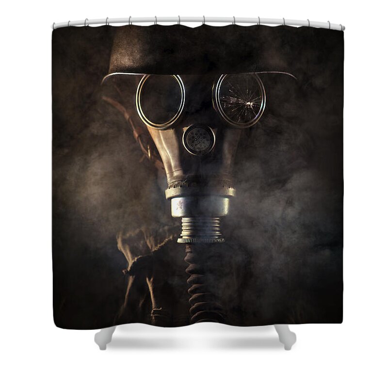  Shower Curtain featuring the photograph Survivor II by Jaroslaw Blaminsky