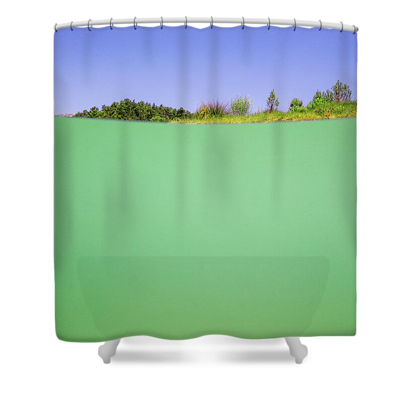 Swim Shower Curtain featuring the photograph Swamp by Gemma Silvestre