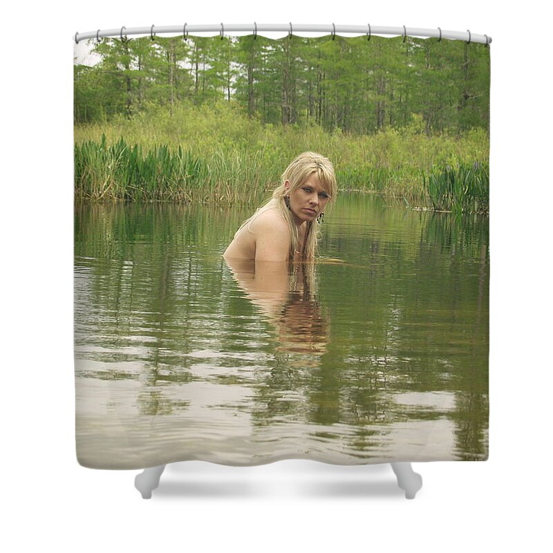 Www.naturesexoticbeauty.com Shower Curtain featuring the photograph Swamp Witch by Lucky Cole
