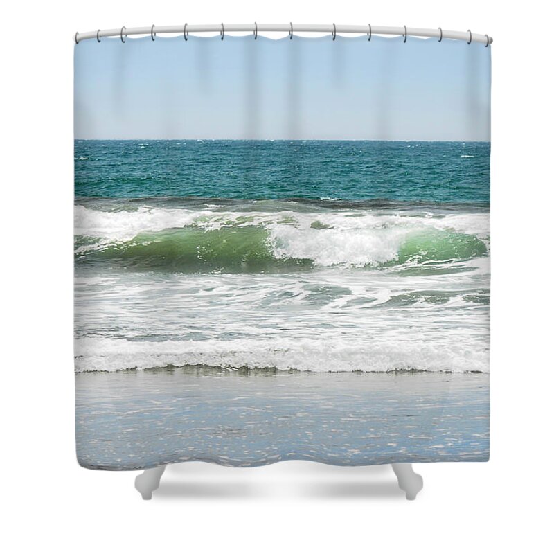 Ocean Shower Curtain featuring the photograph Swell by Donna Blackhall