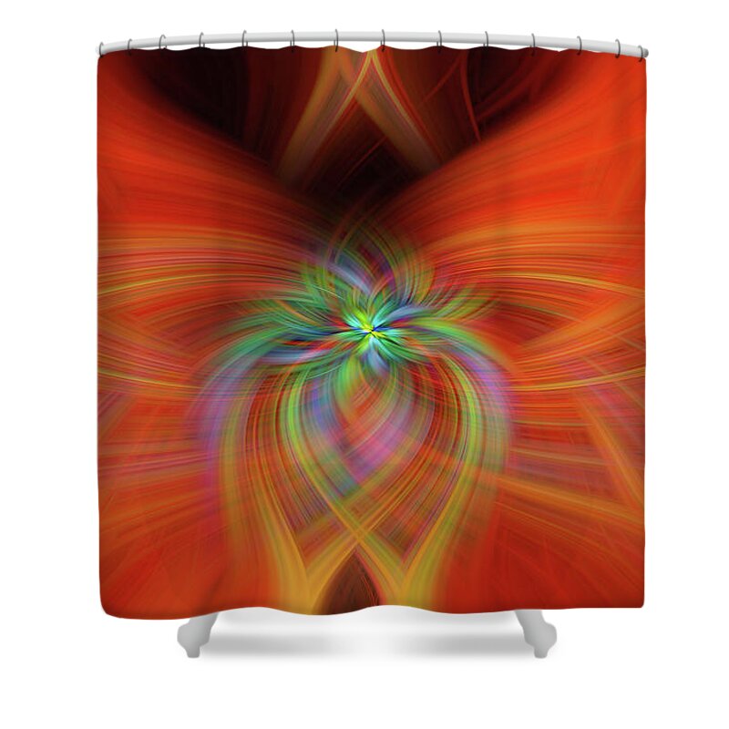 Abstract Shower Curtain featuring the photograph Swirly Twirls by Cathy Donohoue
