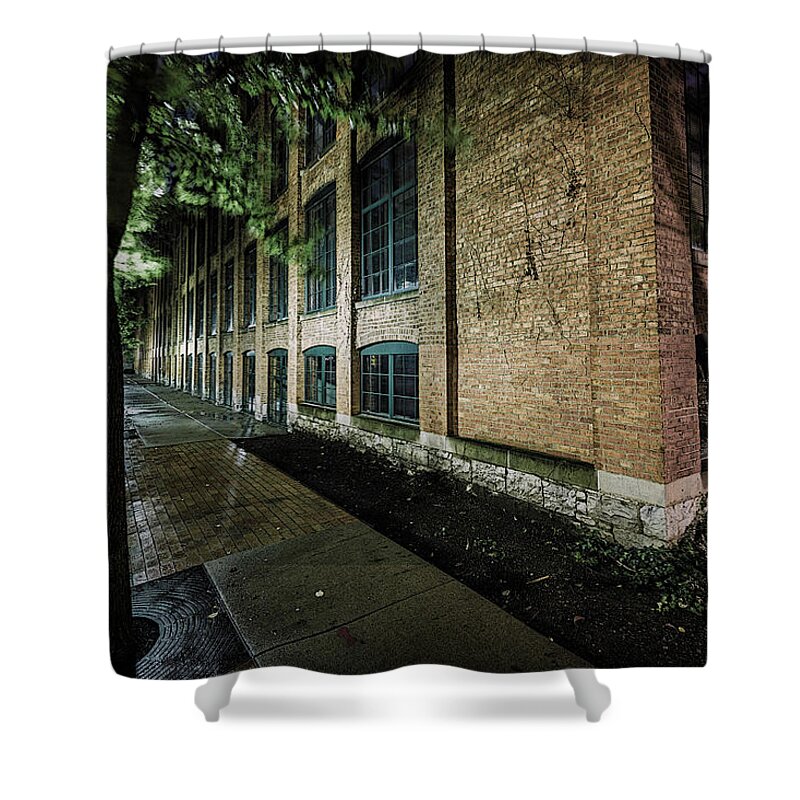 Syracuse Shower Curtain featuring the photograph Syracuse Sidewalks by Everet Regal