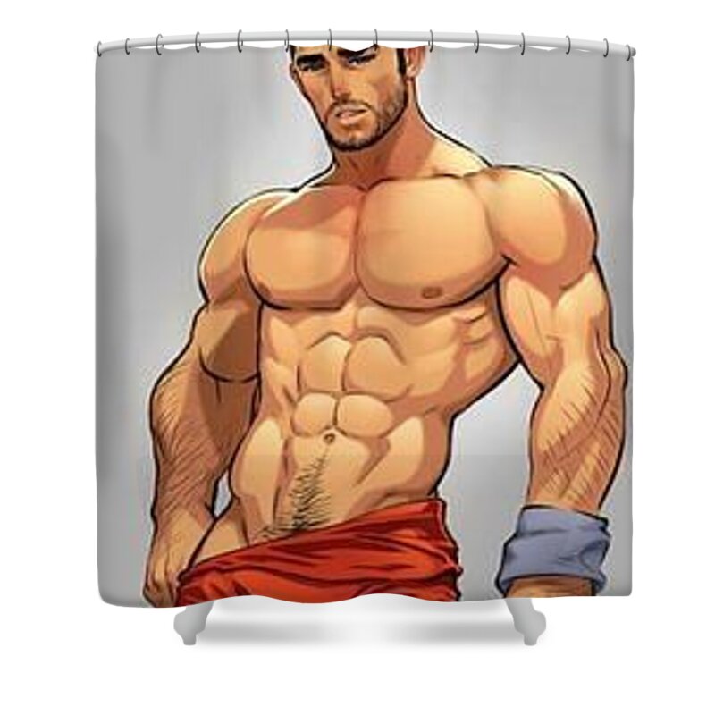 T Core Plus Shower Curtain by Defined Defined. 