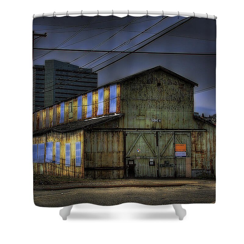 Building Shower Curtain featuring the photograph Tacoma Warehouse by David Patterson