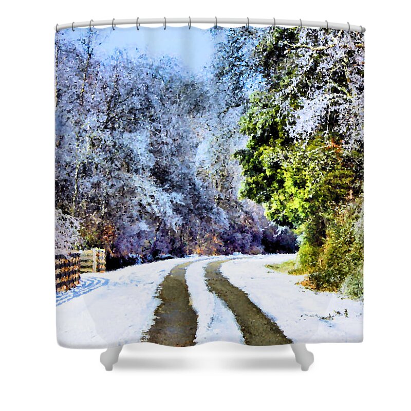 Frozen Shower Curtain featuring the photograph Take Me Home by Kristin Elmquist