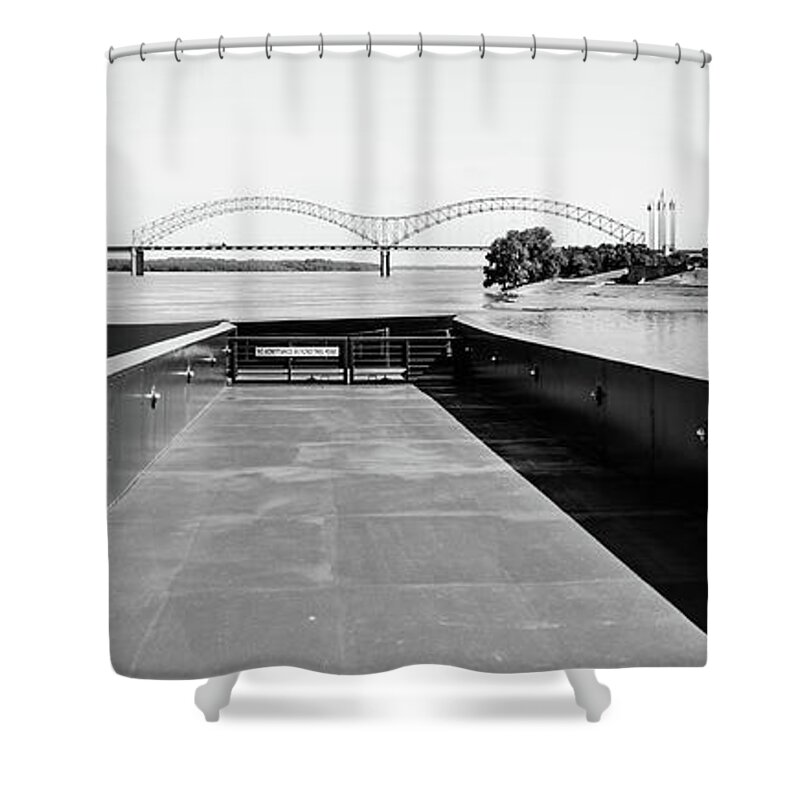 Memphis Shower Curtain featuring the photograph Take Me To The River by D Justin Johns