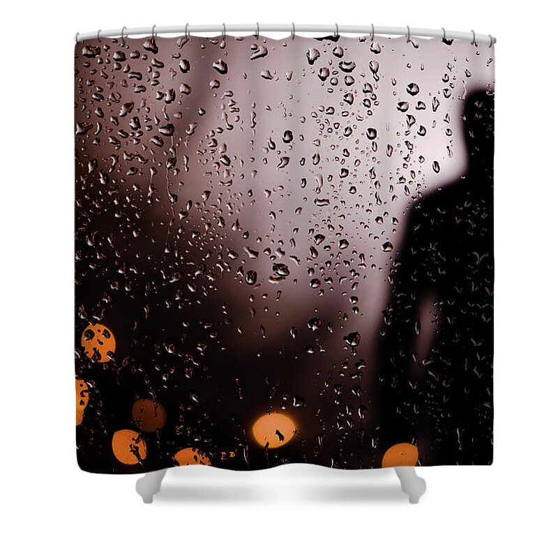 Human Form Shower Curtain featuring the photograph Take Your Light With You by David Sutton