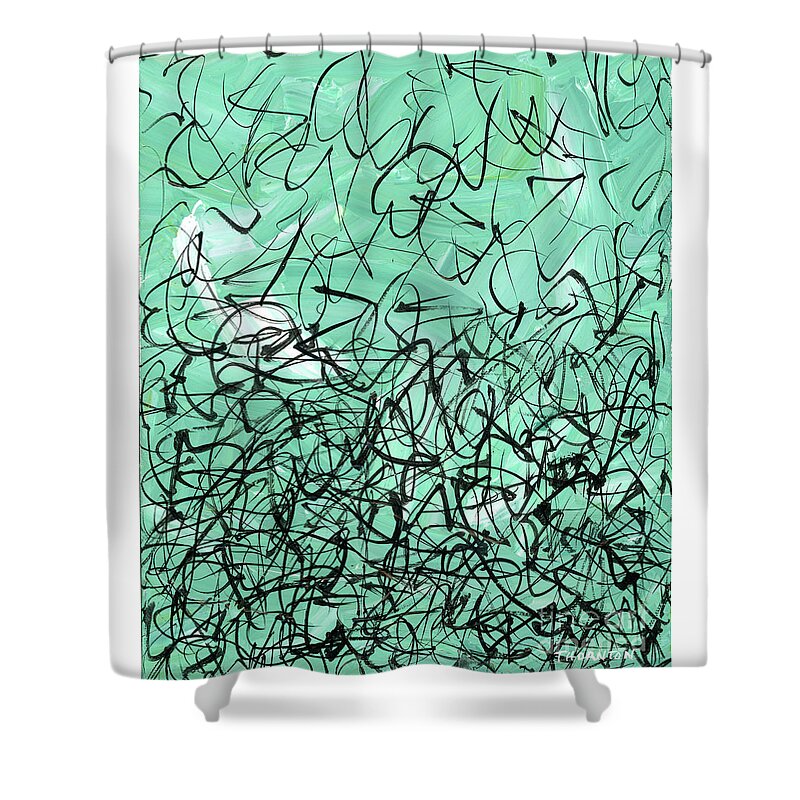 Flight Shower Curtain featuring the painting Taking Flight by Diane Thornton