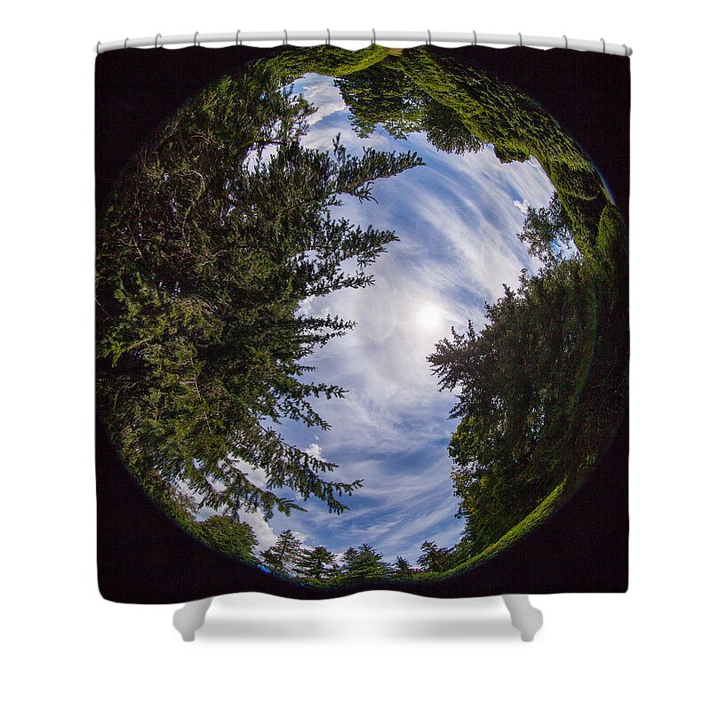 Fisheye Shower Curtain featuring the photograph The Berkshires 944 by Michael Fryd