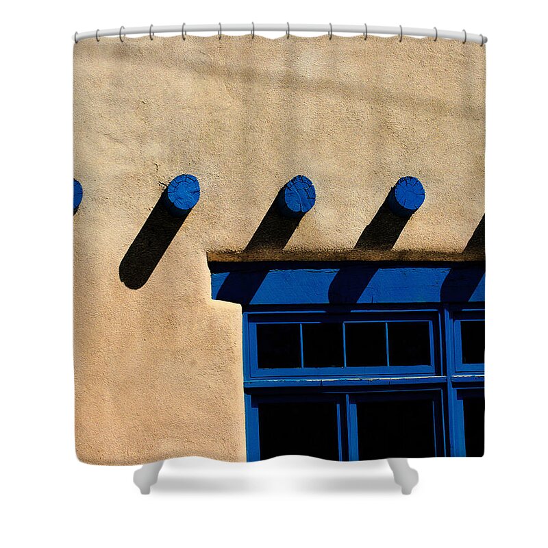 Shadows Shower Curtain featuring the photograph Taos Afternoon by Terry Fiala