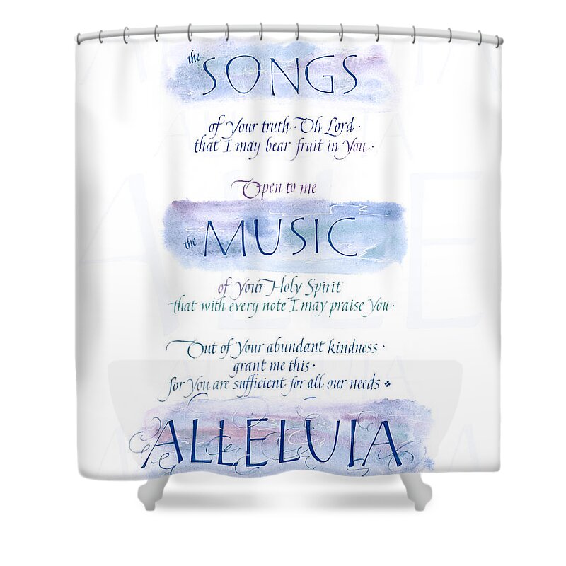 Songs Of Praise Shower Curtains