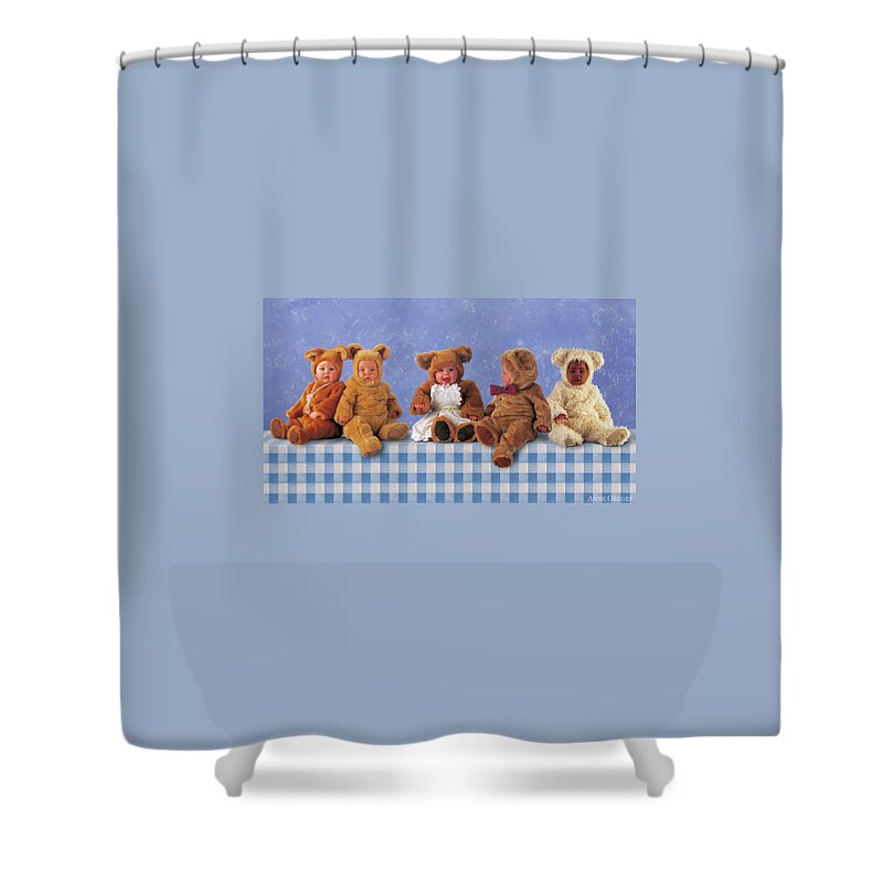 Picnic Shower Curtain featuring the photograph Teddy Bears Picnic by Anne Geddes