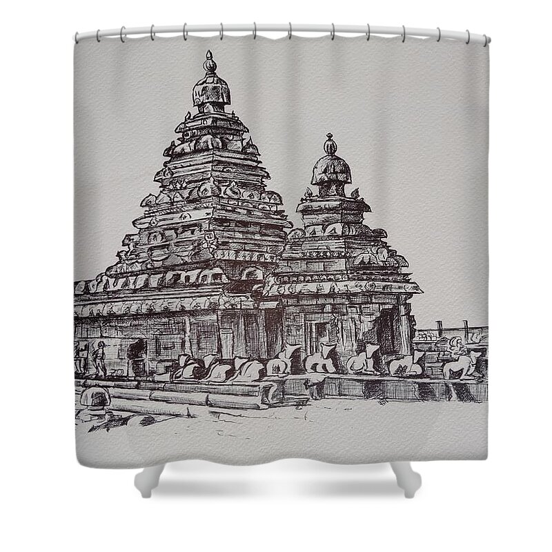 Mahabalipuram Shore Temple by Janardanan Prabhakar  ArtWantedcom