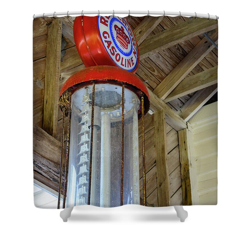 Sanibel Historic Museum And Village Shower Curtain featuring the photograph Ten Gallon Tank by Bob Phillips