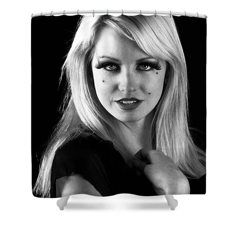 Glamour Photographs Shower Curtain featuring the photograph Tenderhearted by Robert WK Clark