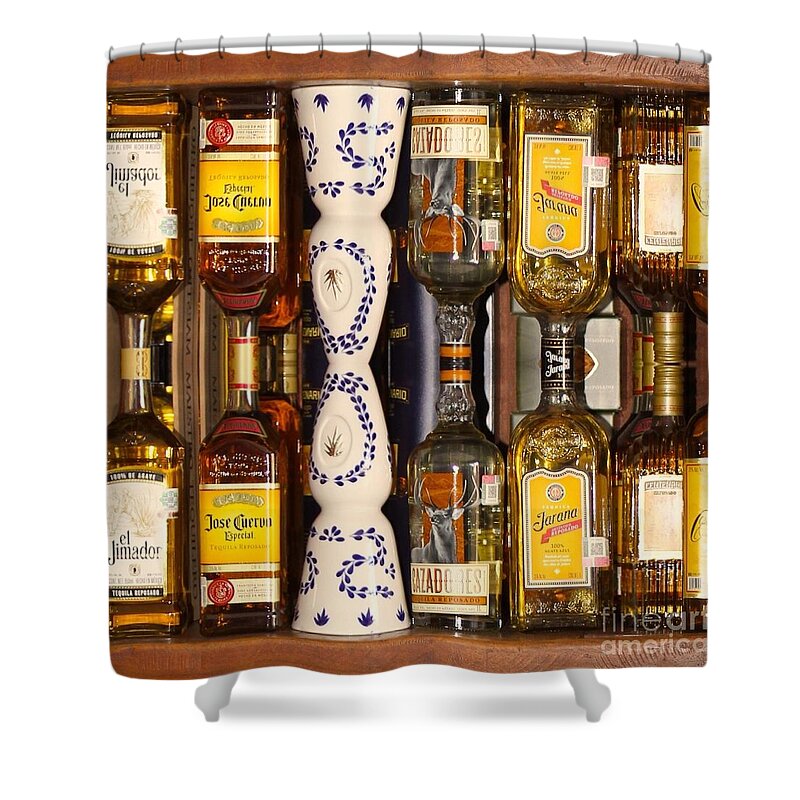 Tequila Shower Curtain featuring the photograph Tequila Mirage by Alice Terrill