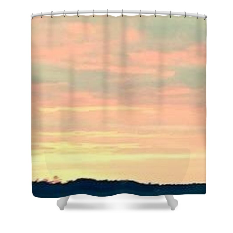 Sunsets Shower Curtain featuring the photograph Texas On The Horizon by John Glass