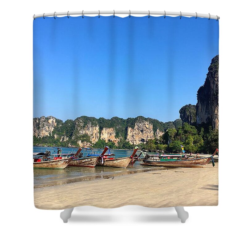 Thailand Shower Curtain featuring the photograph Thailand Paradise by Doris Aguirre