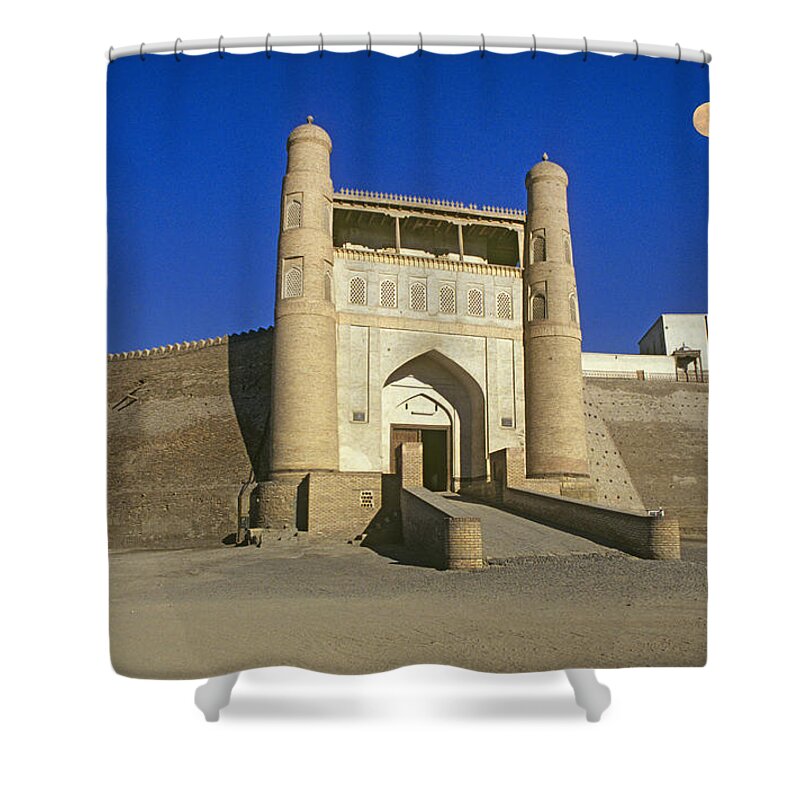 Ark Of Bukhara Shower Curtain featuring the photograph The Ark of Bukhara by Buddy Mays