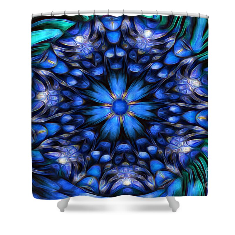 Buddhist Shower Curtain featuring the photograph The Art of Feeling Centered by Mary Lou Chmura